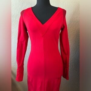 Donna Karan Red Fitted Dress US SIZE 6